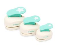Craftelier - Star Punches Set of 3, Diameters 3/8”, 5/8”, 1”