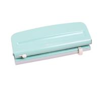 Craftelier - Turquoise Blue Adjustable 6-Hole Punch Compatible with Different Types of Planners, Diaries or Notebooks for Scrapbooking and Other Crafts