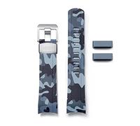 CRAFTER BLUE CB10/CB10F 22mm Curved End Rubber Watch Strap Quick Release Replacement Band for Seiko Skx/SRPDxx /5 Sports / 5 GMT Series