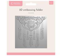Crafter’s Companion 5.5″ x 5.5″ 3D Embossing Folder - Macrame
