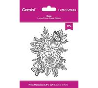 Crafter’s Companion - Letterpress Press Plate - Rose