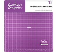 Crafter's Companion Crafter's Companion-12 x 12" Professional Stamping Mat, Purple, 12" x 12"