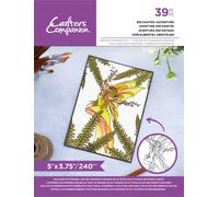 Crafter's Companion 3.75" x 5" Colouring Pad Card Front - Enchanted Adventure