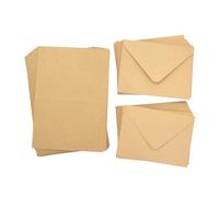 Crafter's Companion - 5" x 7" Kraft Card & Envelopes - Pack of 100 - Includes 50 Kraft Card Blanks & 50 Matching Envelopes - Great for a Variety of Occasions