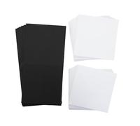 Crafter's Companion 6" x 6" Black Pack of 100-Includes Card Blanks & 50 White Envelopes-Greate for a Variety of Occasions