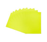 Crafter's Companion A4 Coloured Single Sided Charteuse - 300GSM (10 Sheet Pack) -Perfect for Arts and Crafts, Printing, Card Bases & Folding-Centura Pearl, cardstock, Chartreuse