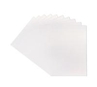 Crafter's Companion A4 Coloured Single Sided Snow White Hint of Gold - 300GSM (10 Sheet Pack) -Perfect for Arts and Crafts, Printing, Card Bases & Folding-Centura Pearl, One Size