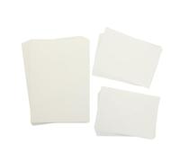 Crafter's Companion - A5 Ivory Card & Envelopes - Pack of 50 - Includes 25 White Card Blanks & 25 Matching Envelopes - Great for a Variety of Occasions