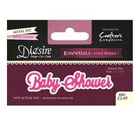 Crafter's Companion "Baby Shower Diesire Essentials Only Words, Purple