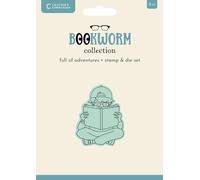 Crafters Companion Bookworm Collection Stamp & Die Set - Full of Adventures