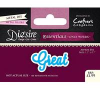 Crafters Companion Diesire Only Words Essentials - Great