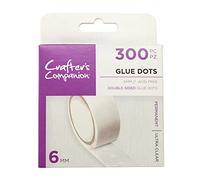 Crafter's Companion Double Sided Glue Dots for Crafting Projects - 6mm, Clear, CC-ACC-GLDOT6