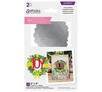 Crafters Companion Gemini Christmas Elements Double-Sided Metal Cutting Die-Joyful Wreath, Silver, one Size GEM-DSD-ELE-Joy