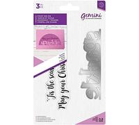 Crafter's Companion Gemini Christmas Festive Stamp & Die Set-Sparkle GEM-STD-SPL, Multi, One Size