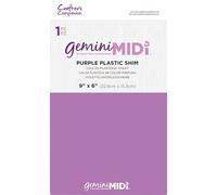 Crafters Companion Gemini Midi Accessories - Plastic Shim Purple, 6" x 9", GEMMIDI-ACC-PLASPUR