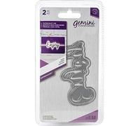 Crafter's Companion GEMMDENJ Gemini Papercraft Die-Enjoy 1.9"X3.5", Silver