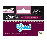 Crafter's Companion "Great" Diesire Essentials Only Words, Purple