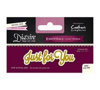 Crafter's Companion "Just For You Diesire Essentials Only Words, Purple