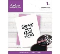Crafters Companion Mindfulness Quotes Clear Acrylic Stamp - Dream More