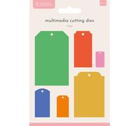 Crafters Companion - Multi Media Metal Die Set - Media Tags