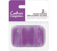 Crafter's Companion Paper Trimmer Replacement Blades-Pack of 2, Purple, One Size