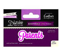 Crafter's Companion "Parents" Diesire Essentials Only Words, Purple