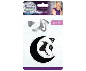 Crafter's Companion Sara Signature Enchanted Christmas - Magical Moonlight Stamp and Die Set-1.72” x 1.3” (4.4cm x 3.3cm), Multi, One Size