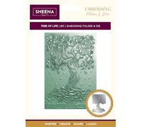 Crafters Companion - Sheena Douglass 4" X 6" 3D Embossing Folder & Metal Die - Tree of Life