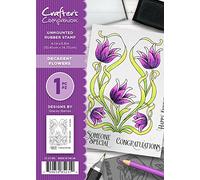 Crafters Companion Sheena Douglass - Metallic Pen A6 Stamp - Decadent Flowers