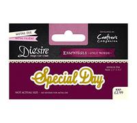 Crafter's Companion "Special Day Diesire Essentials Only Words, Purple