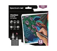 Crafters Companion Spectrum Noir - Classique 12pc - Jewel Tones
