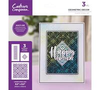 Crafters Companion Stencil Set - Geometric Decor