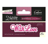 Crafter's Companion "with Love" Diesire Essentials Only Words, Purple