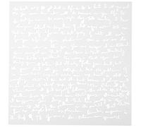 Crafters Workshop Plastic Template 6-inch x 6-inch Believe Script