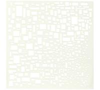Crafters Workshop TCW6X6-248 Plastic Template 6-inch x 6-inchMini Cubist