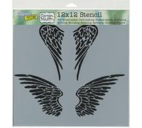 Crafter'S Workshop Template 12-inch x 12-inch Angel Wings