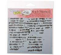 Crafter'S Workshop Template 6-inch x 6-inch Corncob Etching