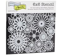 Crafters Workshop Template 6-inch x 6-inchFlower, Flower Frenzy