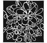 Crafter's Workshop Template 6"X6"-Flower Cluster