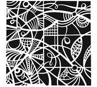 Crafter's Workshop Template 6"X6"-Patterned Glass