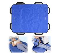 Crafthaven Slide Sheets for Moving Patients on Bed, Positioning Bed Pad with Handles,Transfer Sheet, Draw Sheets for Hospital Beds for Elderly, Blue