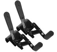 CRAFTHROU 1 Pair Lightweight Black Metal and Plastic Brake Lever for Wheelchair with Long Handle Convenient Brake Replacement Part for Manual Wheelchair Parking and Safety