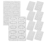 CRAFTHROU 10 Sheets Oval Replacement Nail Sanding Discs for Electric Manicure and Pedicure Polishing Pads with 100# and 240# Grit Sand Material, Well-Made and Replaceable for Nail Art