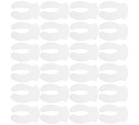 CRAFTHROU 1000pcs Cotton Eye Pads Ultra-thin Disposable Eye Covers for Facials and Outdoor Travel Easy to Tear White Cotton Patches for Hydrating and Soothing Care