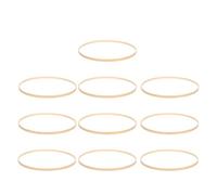 CRAFTHROU 10pcs Bamboo Craft Rings Small Crafting Hoops 30cm Lightweight Wreath Frame Hoop for DIY Wedding Floral Wreath and Thanksgiving Floral Decorations
