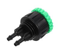 CRAFTHROU 10pcs Black Plastic Water Hose Connector Joints for Garden Irrigation, Waterproof and Easy to Install, for Home Faucet Replacement Parts and Outdoor Sprinkler Systems