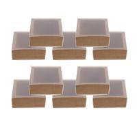 CRAFTHROU 10pcs Blank Match Storage Boxes for Birthday Party and Camping Fire, Practical Paper and Plastic Cubic Matchstick Holders, Sl esign for Kitchen Prep and Outdoor Use