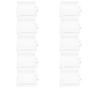CRAFTHROU 10pcs Fire Alarm Cover Protective Shield for Wall Fire Alarms Made of Abs Material with Tamper Reduction and Accidental Trigger Prevention Suitable for Public Spaces and Offices