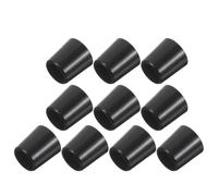CRAFTHROU 10pcs Plastic Golf Ferrule Replacement for Hybrids and Fairway Woods Black Golf Club Shaft Sleeve with Vibration Reduction and Easy Installation and Maintenance