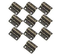 CRAFTHROU 10pcs Three-fold Right-Angle Hinges for Wooden Box, Iron Material with Smooth Opening and Closing, Not Easy to Deform, for Kitchen and Living Room Furniture